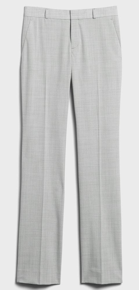 Banana Republic Gray Lightweight Wool Pant